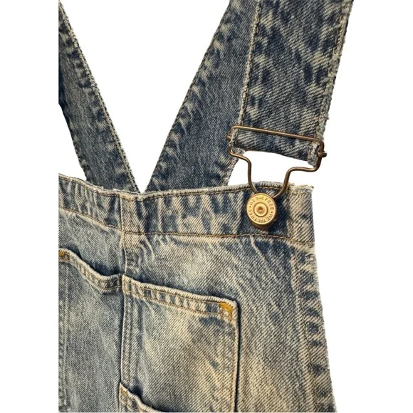 Free People Good Luck Denim Overalls - Going Steady - Picture 11 of 16